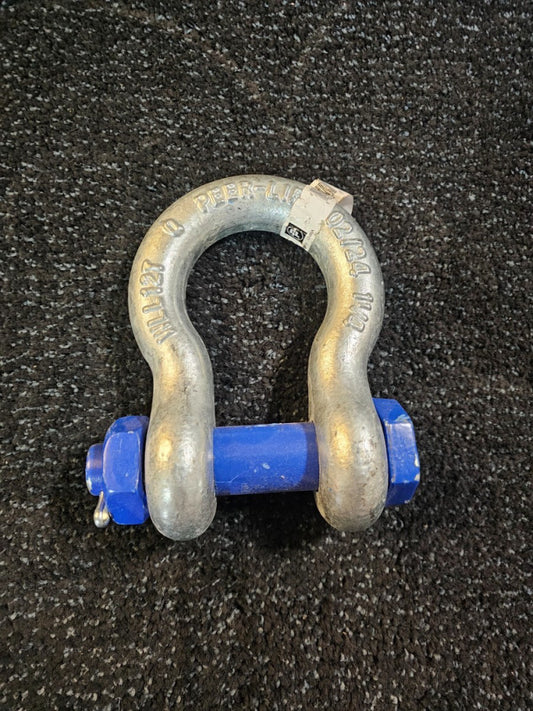 (QTY 2) Peerless Peer-Lift® 8064105 Anchor Shackle, 24,000 Lb. Work Load