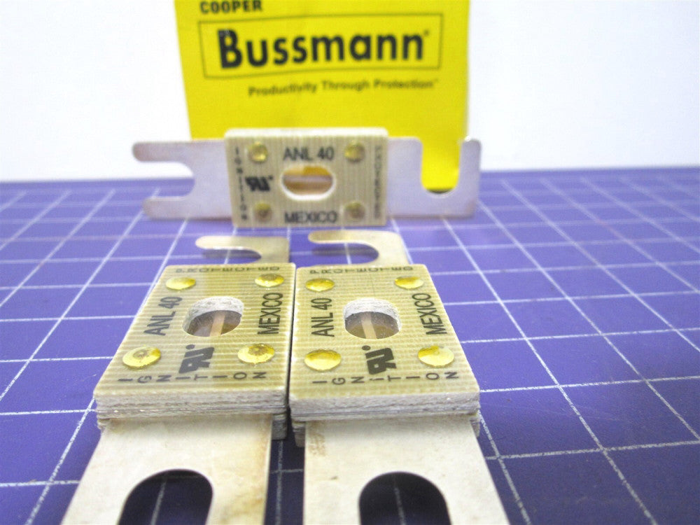 Cooper Bussmann (ANL-40) 40A Non-Time Delay Fast-Acting Forklift & Truck Fuses