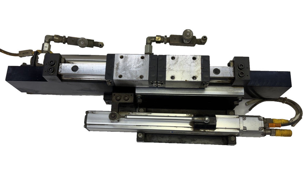POSITIONING GAGE MEASURING SMC BODY CYLINDER BALLUFF MICROPULSE TRANSDUCER