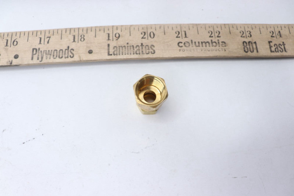 Brasscraft Reducing Adapter Lead Free Rough Brass 3/8" OD x 3/8" Female 66-6-6X