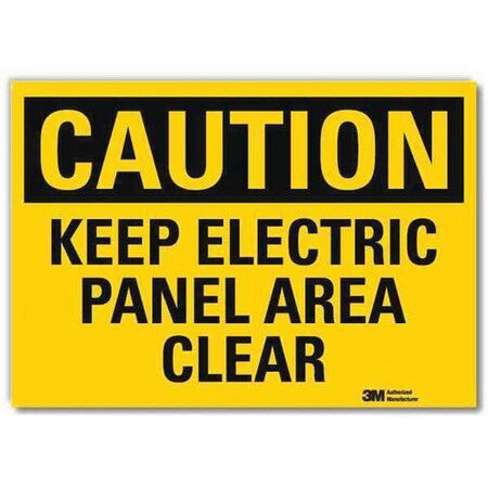 Lyle U4-1458-Rd_14X10 Safety Sign, 10 In H, 14 In W, Reflective Sheeting,