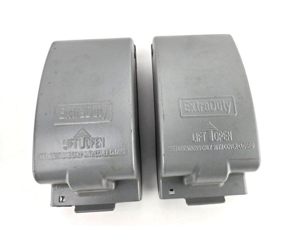 2pcs Weatherproof Extra Duty Outlet Box Cover 1 Gang