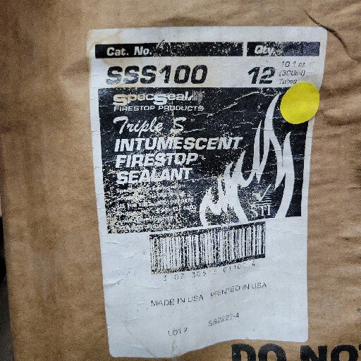 1) New Old Stock! STI Firestop Intumescent Sealant Tube 10.1 oz SSS100