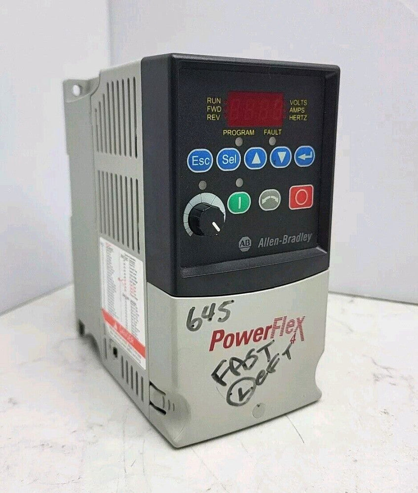 Allen Bradley 22A-B1P5N104 AC Drive Series A PowerFlex 4 .2kW .25 Hp