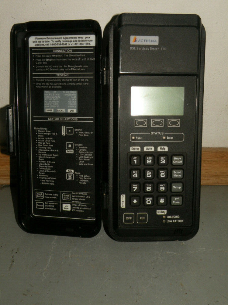 JDSU Acterna 894201-06 Handheld DSL Services Tester