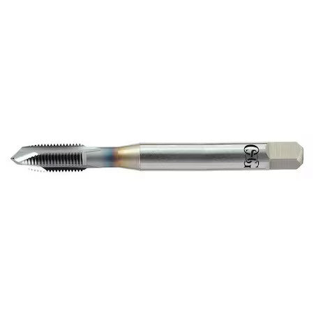 Osg 1111700808 Spiral Point Tap, M8-1.25, Plug, Metric Coarse, 3 Flutes, Ticn