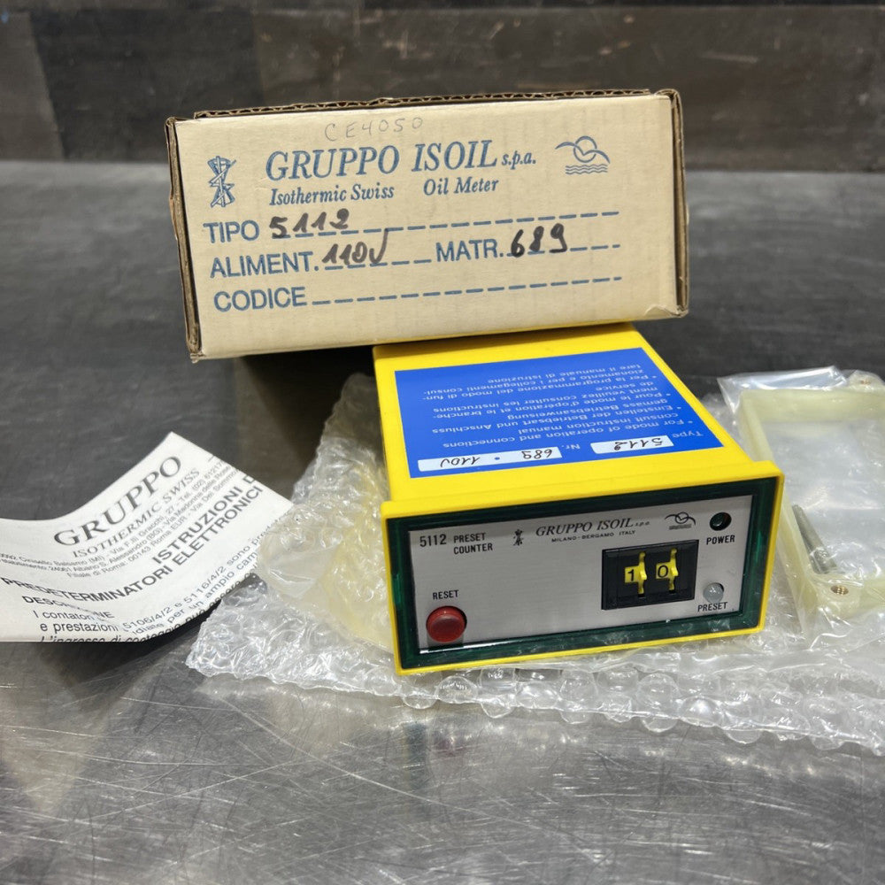 GRUPPO ISOIL 5112 Preset Coil Nos Surplus