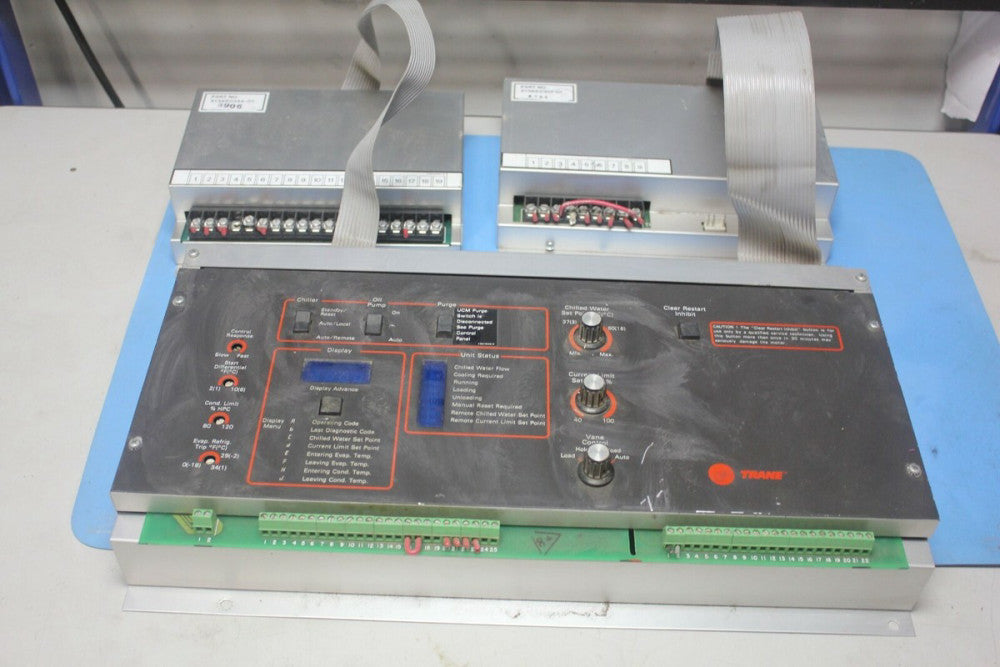 Trane X13650309-06 Chiller Control Panel  Modules X13650344-01 & X13650307-01