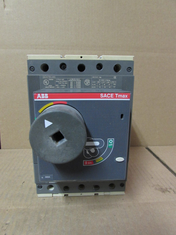 ABB SACE Tmax, T5H-400, 400A/3P/600V CIRCUIT BREAKER, XLNT TAKEOUT! MAKE OFFER!
