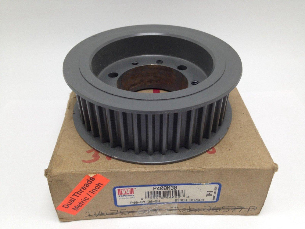 NEW TB WOODS P40-8M-30-SH PULLY 30MM BELT WIDTH 