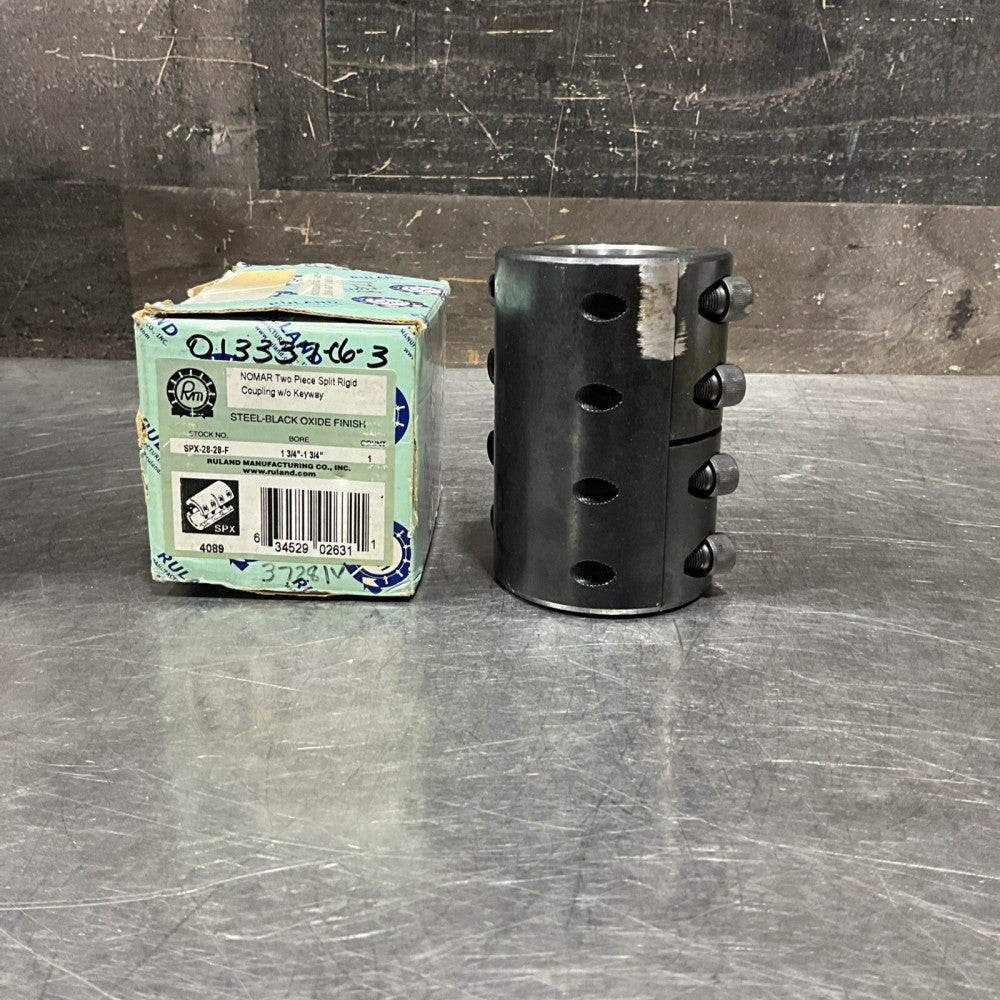 Ruland SPX-28-28-F Split Rigid Coupling w/o Keyway  NOS