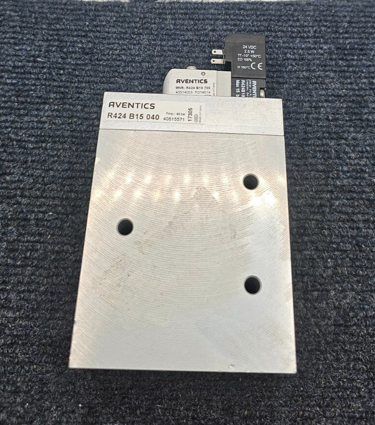 Aventics R424 B15 040: CM200034 Valve R424B10646 MAX 15 Bar