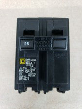 New Square D HOM225 Circuit Breaker Plug-In 25 Amp 2 Pole 240 Vol