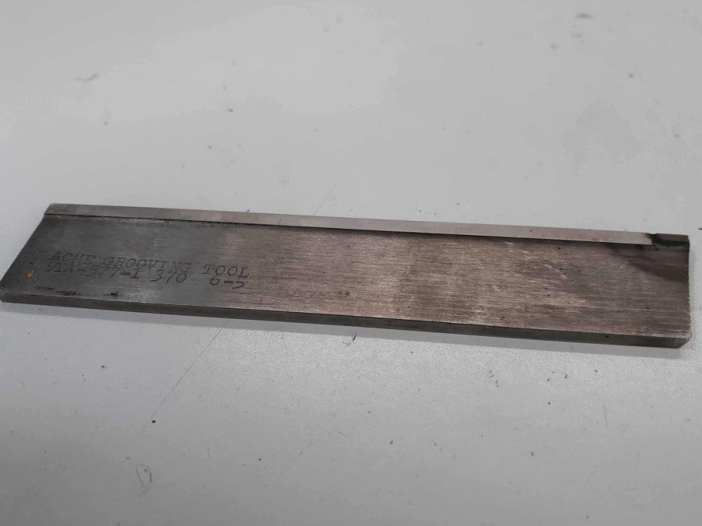 Acme Grooving Tool 9YA-577-1 370 6-5 Cut Off Parting Blade 