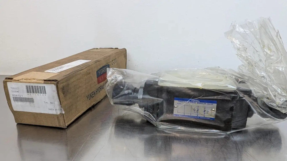 Yuken MSW-03-Y Meter In Throttle Check Valve