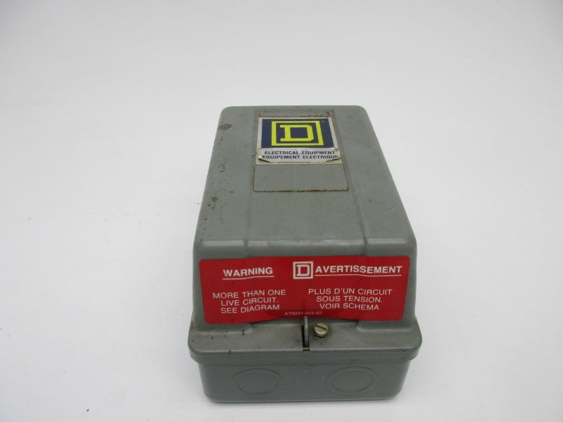 SQUARE D 8502-A02 SER. C 200/575VAC UNMP