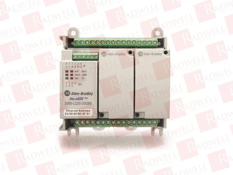 ALLEN BRADLEY 2080-LC20-20QBB / 2080LC2020QBB (USED)