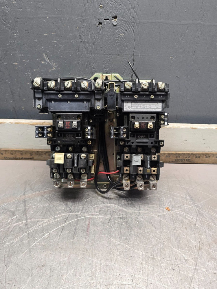 ALLEN BRADLEY 520F-C0D 2-SPEED STARTER,SIZE2,USED TAKEOUT!MAKE OFFER!
