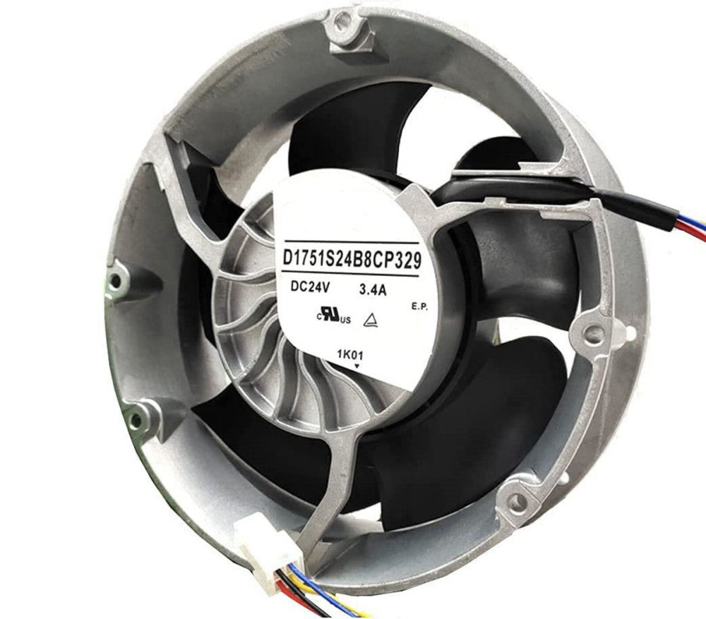 One Brand New SERVO D1751S24B8CP329 17251 DC24V 3.4A 4-wire Inverter Cooling Fan