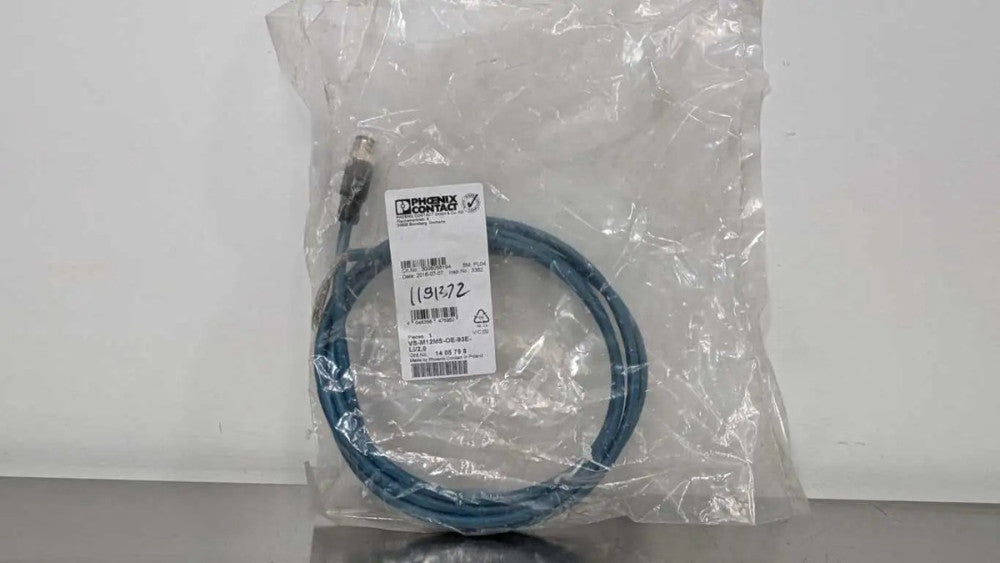 Phoenix Contact VS-M12MS-OE-93E-LI/2,0 Network Cable 1405798 2m M12 Plug