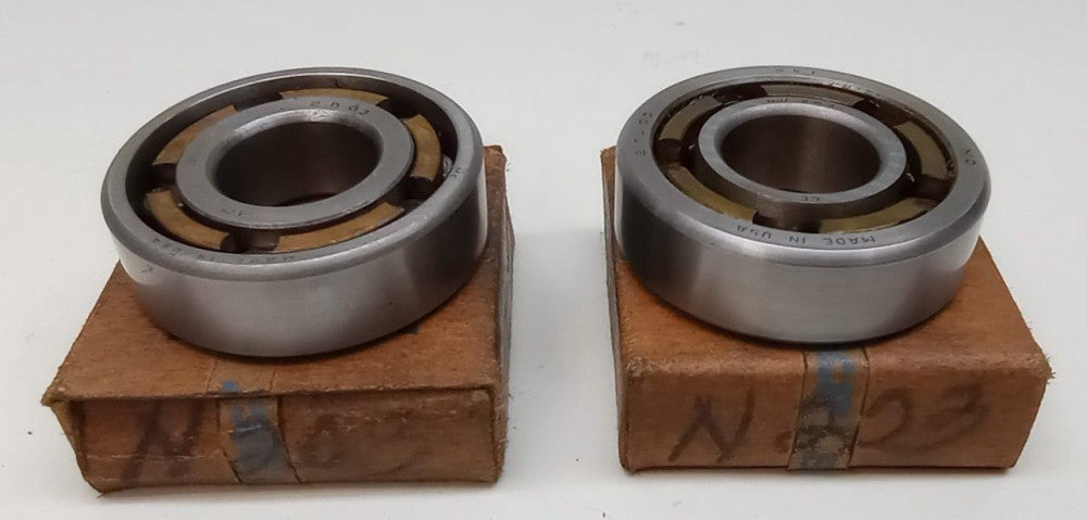 SKF N203 Cylindrical Roller Bearing 17X40X12mm N-203 (Pack of 2)
