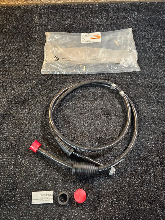 (QTY 2)CommScope L4A-DMDM-8-P-SGW 8' LDF4-50A SureFlex Jumper Cable 7-16DIN MALE
