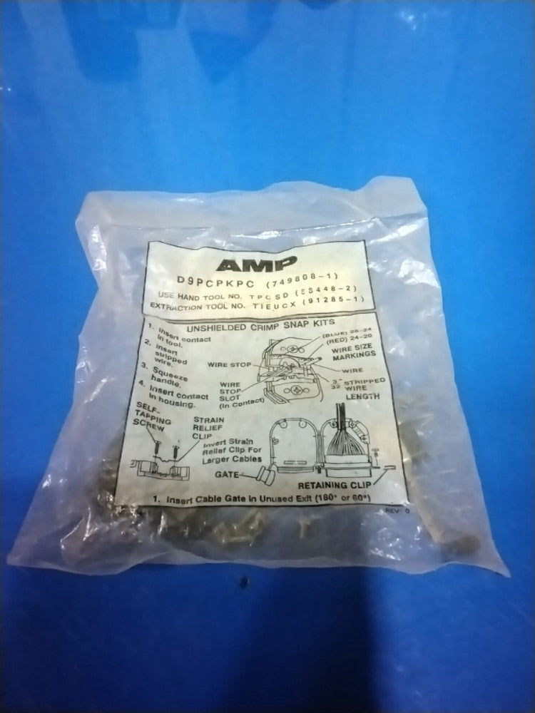 AMP D9PCPKPC UNSHIELDED CRIMP SNAP KIT 749808-1