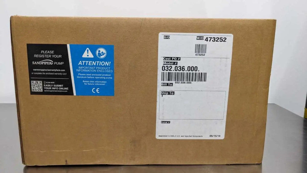 Sandpiper 032.036.000. Pneumatic Liquid Level Control 1/2" Factory Sealed New in