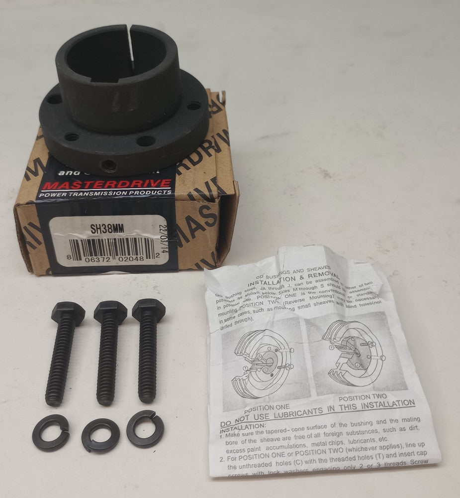 Masterdrive SH38MM Quick Disconnect Bushing 38mm Bore KW