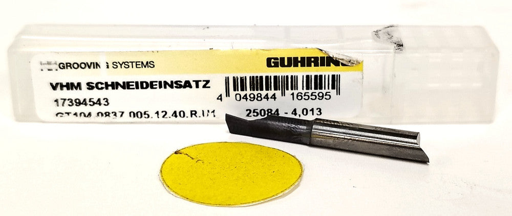 GUHRING BORING BAR RIGHT HAND 4.00 MIN BORE DIAM GT104.0837.005.12.40.R