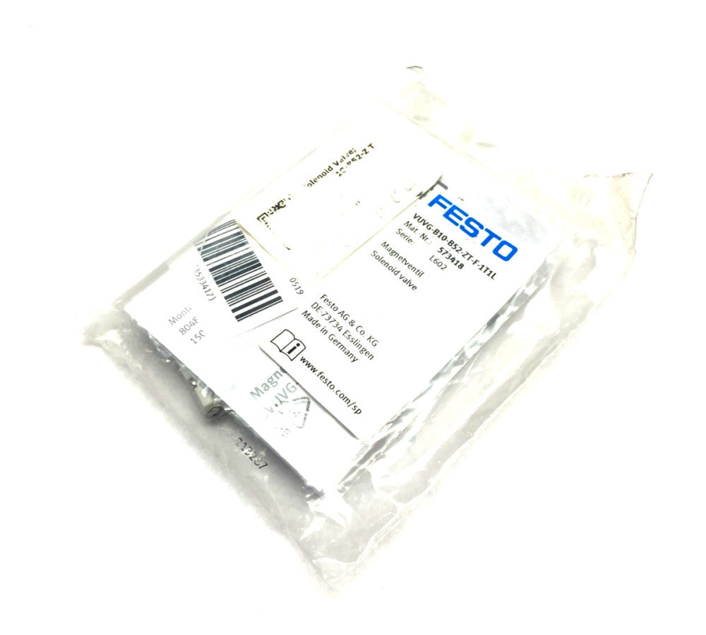 Festo VUVG-B10-B52-ZT-F-1T1L Solenoid Valve 5/2 Bistable 573418