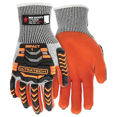 Mcr Safety Ut2952s Cut Resistant Impact Coated Gloves, Cut Level A4 ,Dipped