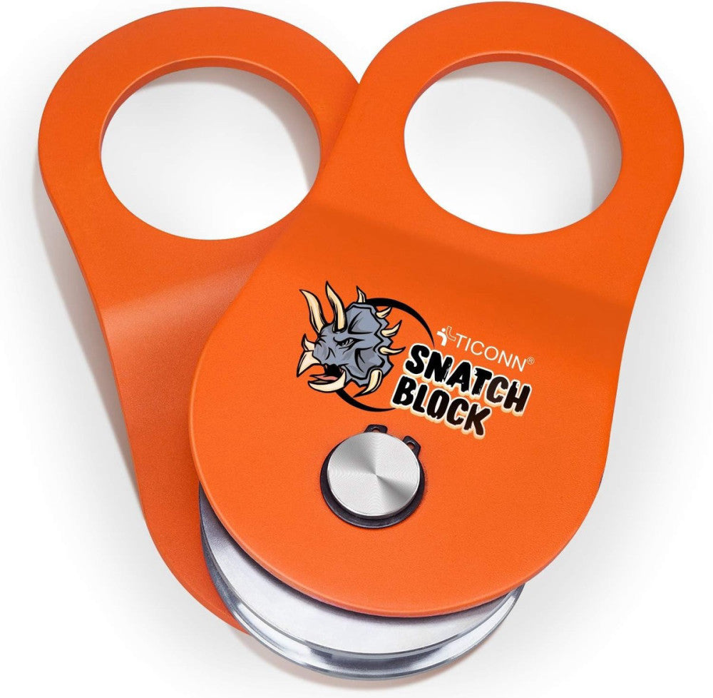 TICONN 10 Ton Winch Snatch Block Towing Pulley Blocks 22,000 LBS Capacity,... 