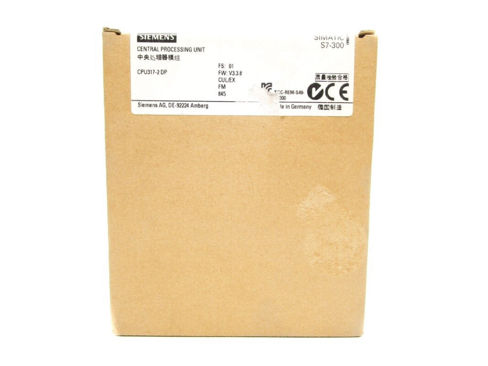 SEIMENS 6ES7317-2AK14-0AB0 F/W V3.3.8 NSFS