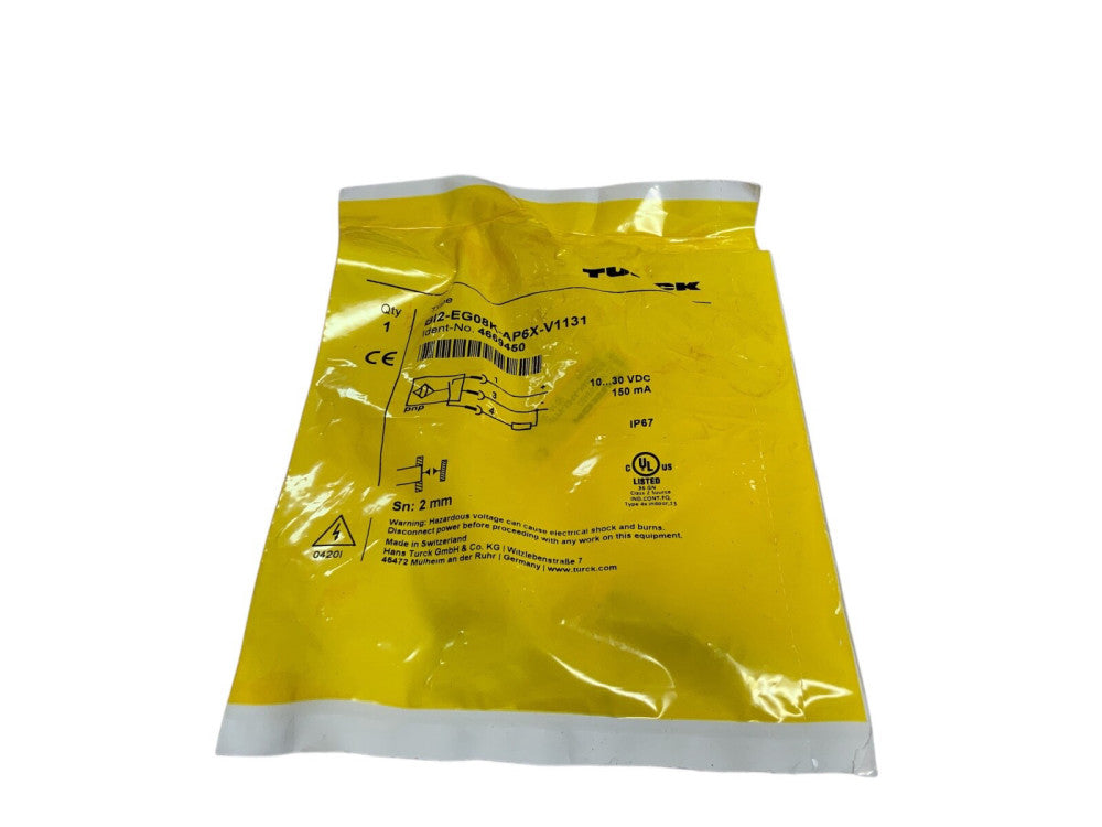Turck BI2-EG08K-AP6X-V1131, Proximity Switch, Inductive Sensing Range Max: 2mm