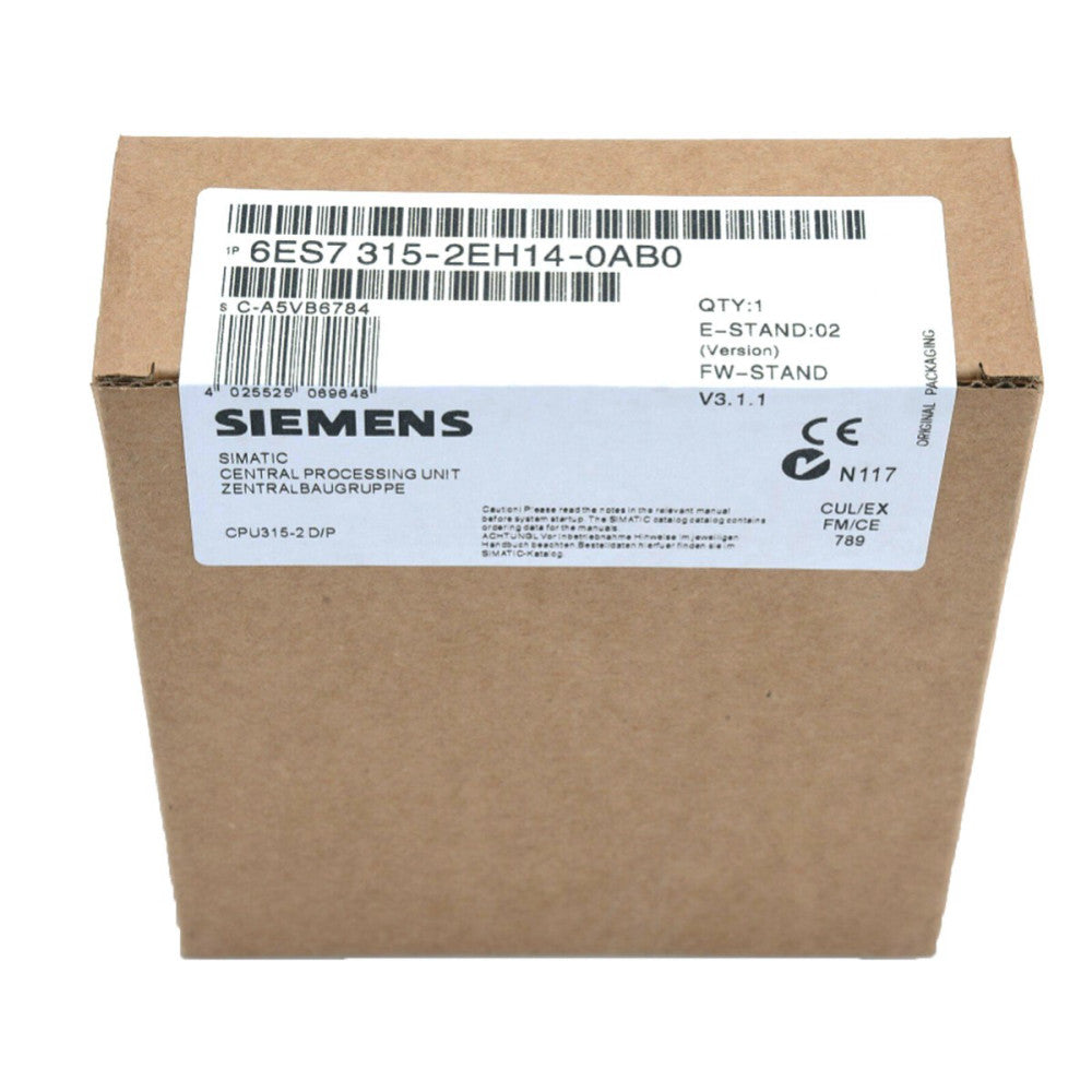One Brand New Siemens CPU 6ES7315-2EH14-0AB0 6ES7 315-2EH14-0AB0 Module
