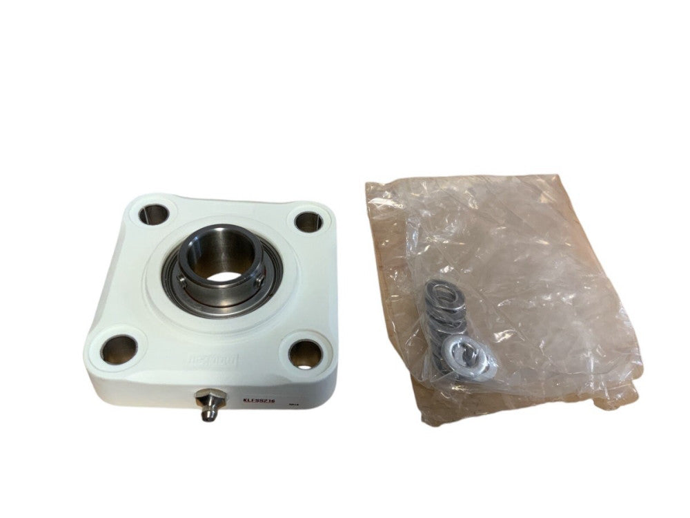 Link-Belt KLFSS216 4-Bolt Stainless Steel Flange Block Bearing, 1-inch Bore"