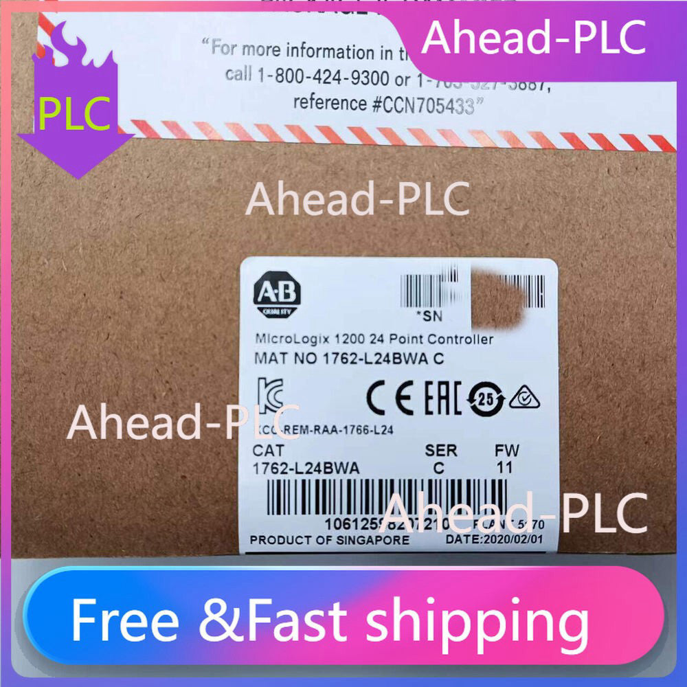 New Sealed AB 1762-L24BWA /C MicroLogix 1200 Controller Allen-Bradley