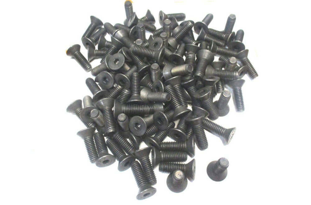 Brighton (211213) 3/8-16 UNC 1-1/4 OAL 7/32 Hex 82° Flat Cap Screw - Lot of 100