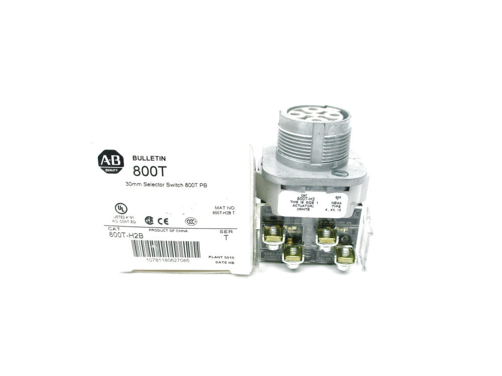 ALLEN BRADLEY 800T-H2B SER. T (AS PICTURED) (WH) NSMP