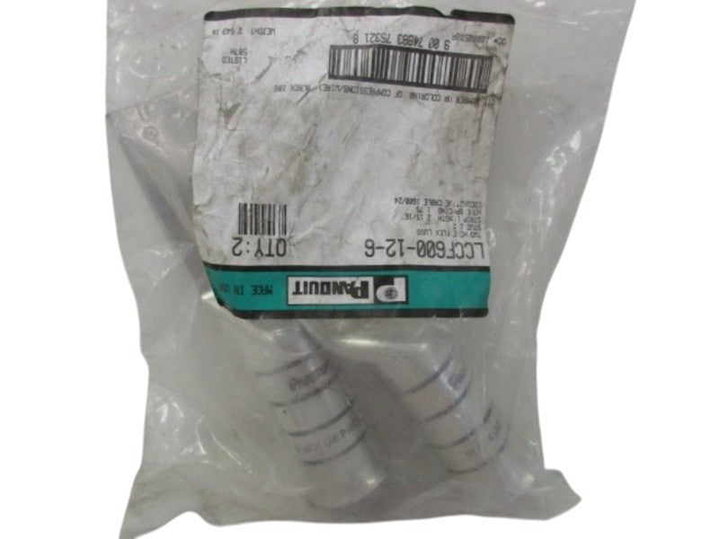 PANDUIT LCCF600-12-6 TWO HOLE FLEX LUGS (PKG OF 2)  NSMP