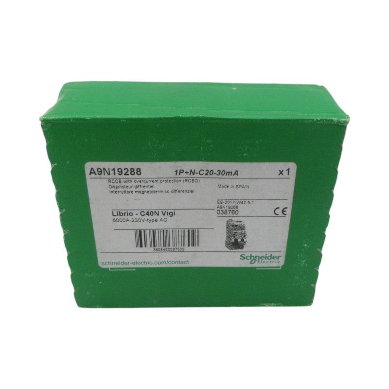 SCHNEIDER ELECTRIC A9N19288 230V 20A NSFS