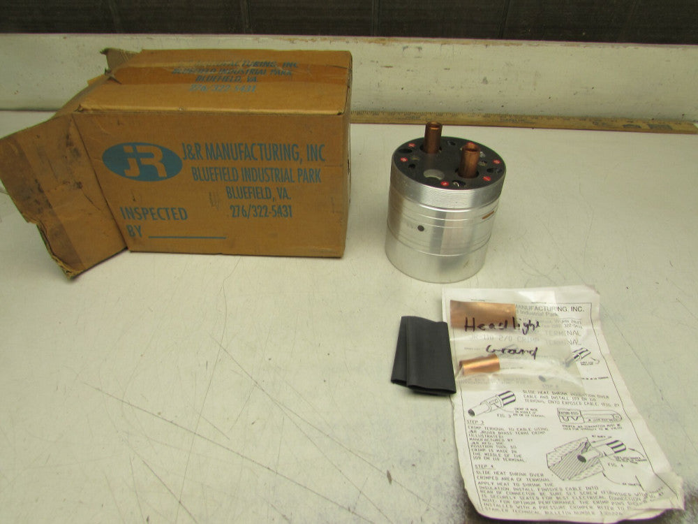 J&R MANUFACTURING JR-7600RB , RECEPTACLE BODY , FEMALE, NIB! MAKE OFFER! 