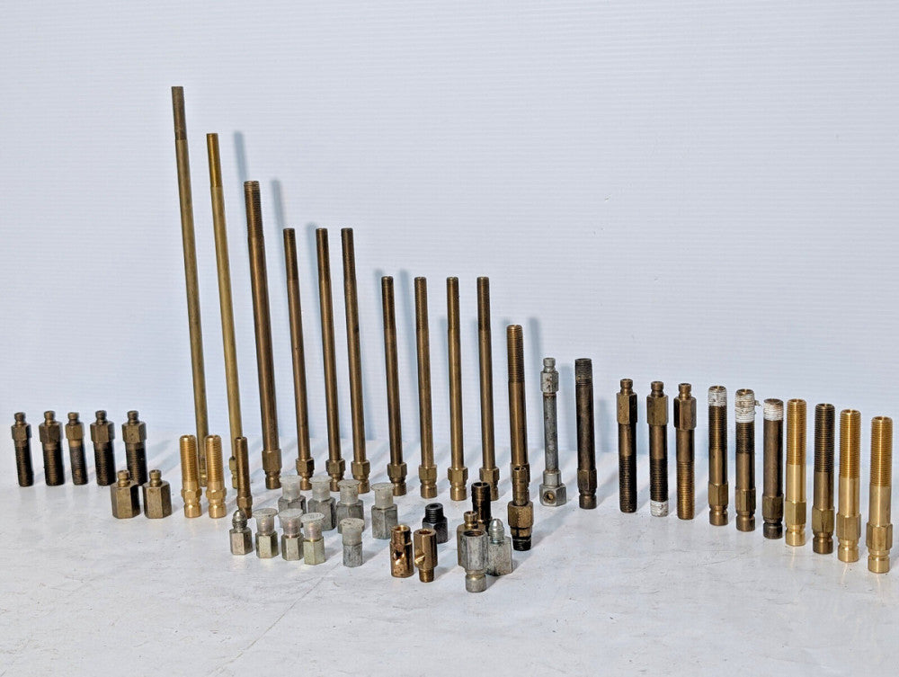 Lot of Assorted Connectors, Adapters, Gauges, Couplers, Valves, Stems, Fittings