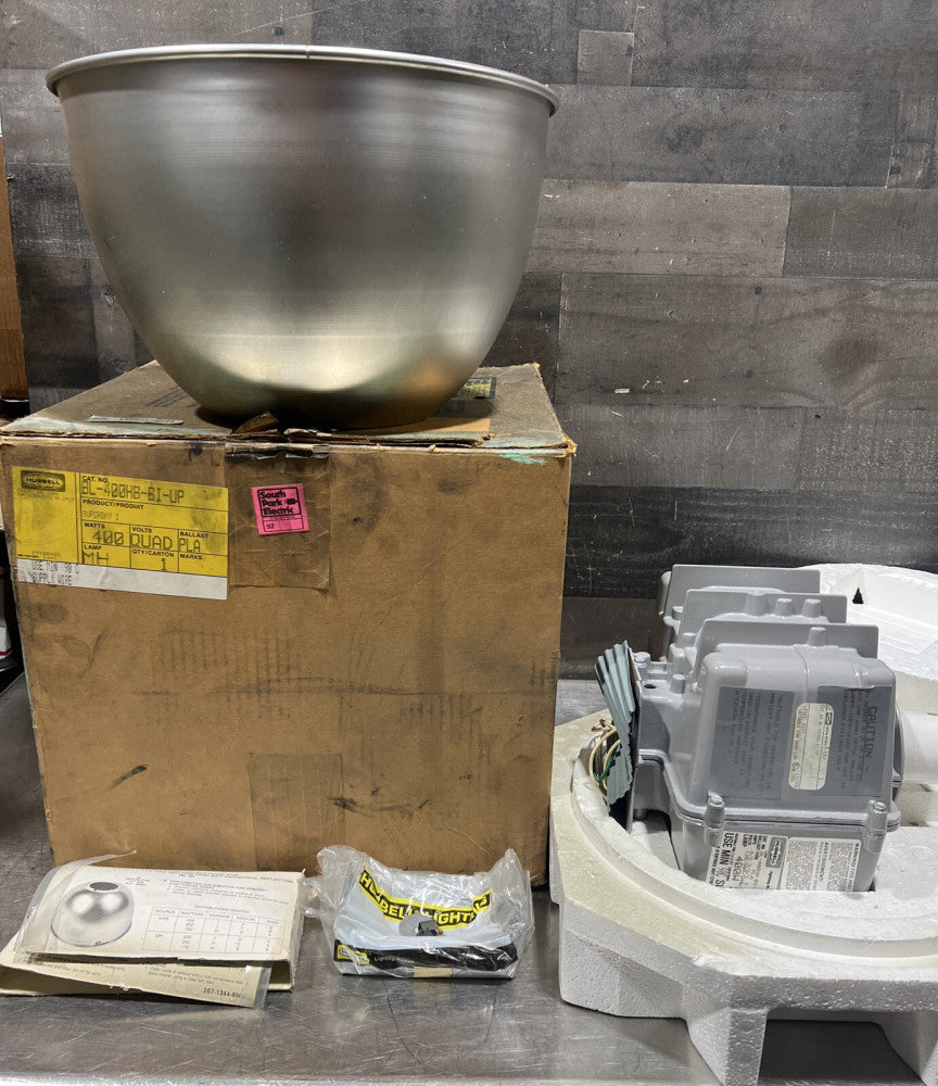 HUBBELL Cat No BL-400H8-BI-UP Nos Surplus