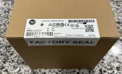 One-year Warranty Allen Bradley 5069-L320ER /A CompactLogix 2MB Enet Controllers