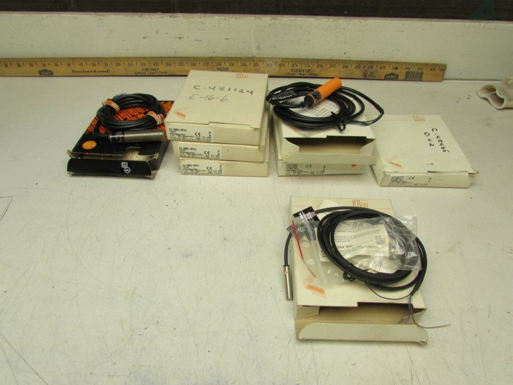 8QTY IFM EFECTOR PROXIMITY SENSORS IG5399, IE5199, IE5072, 8035AL05FL3NABX  NEW!