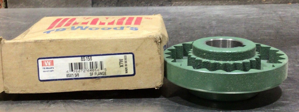 NEW TB WOODS 8S158 SF FLANGE Nos