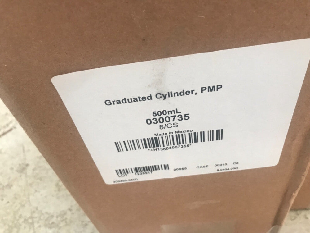 8 FisherBrand Graduated Cylinder 500ml 0300735