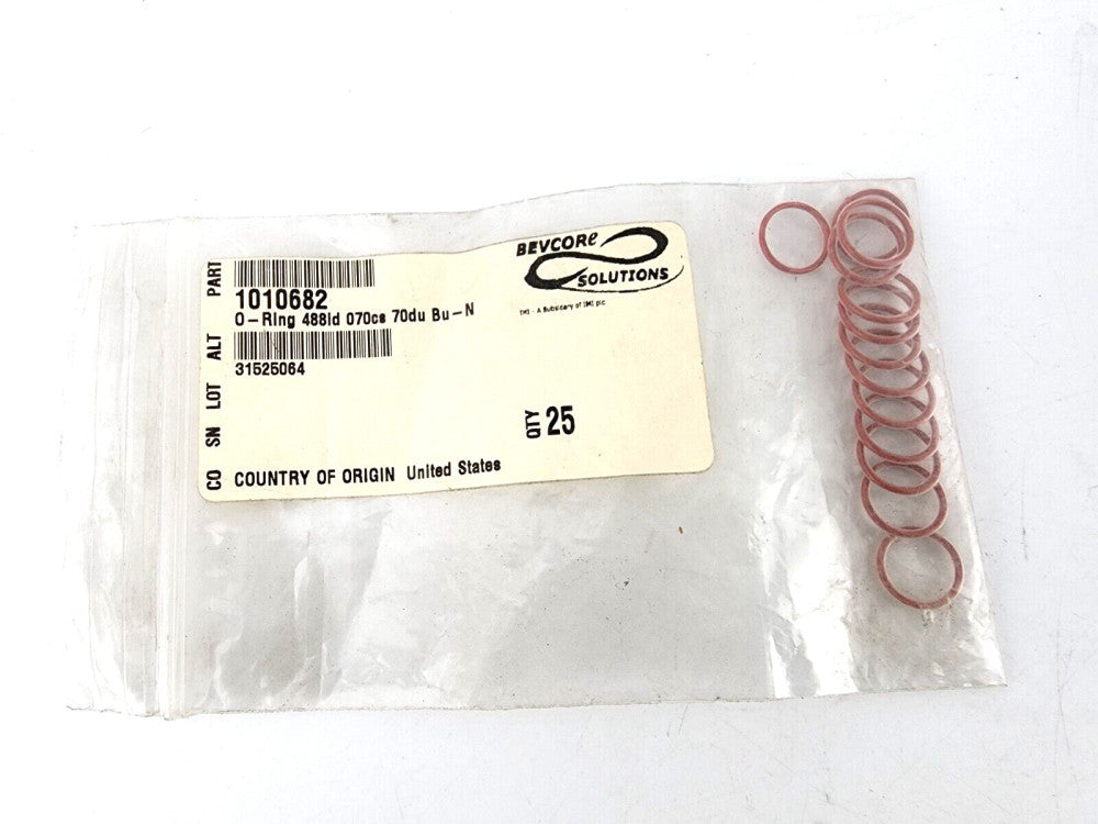 1pc Cornelius O-Ring .488 ID 070CS 70DU Bu-N 1010682 Quantum 1000-4000 Quest